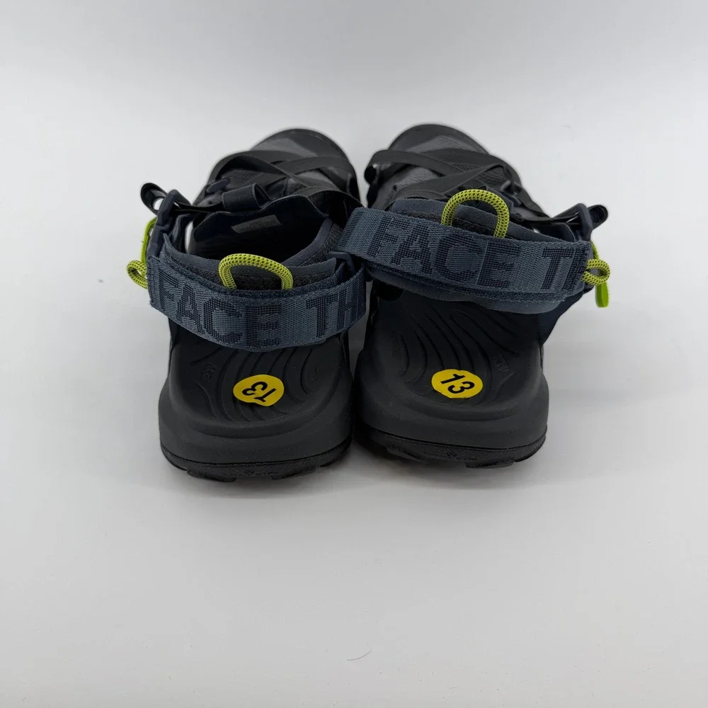 NWOB The North Face Explore Camp Lite Sandals Grey Lime Mens 13 Womens 14.5